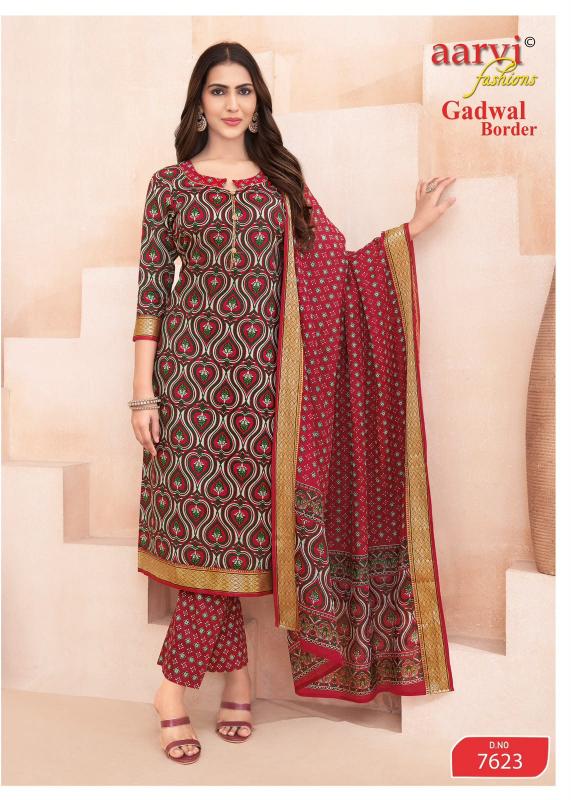 Aarvi gadwal border vol-11 jaipuri kurtis wholesale in mumbai